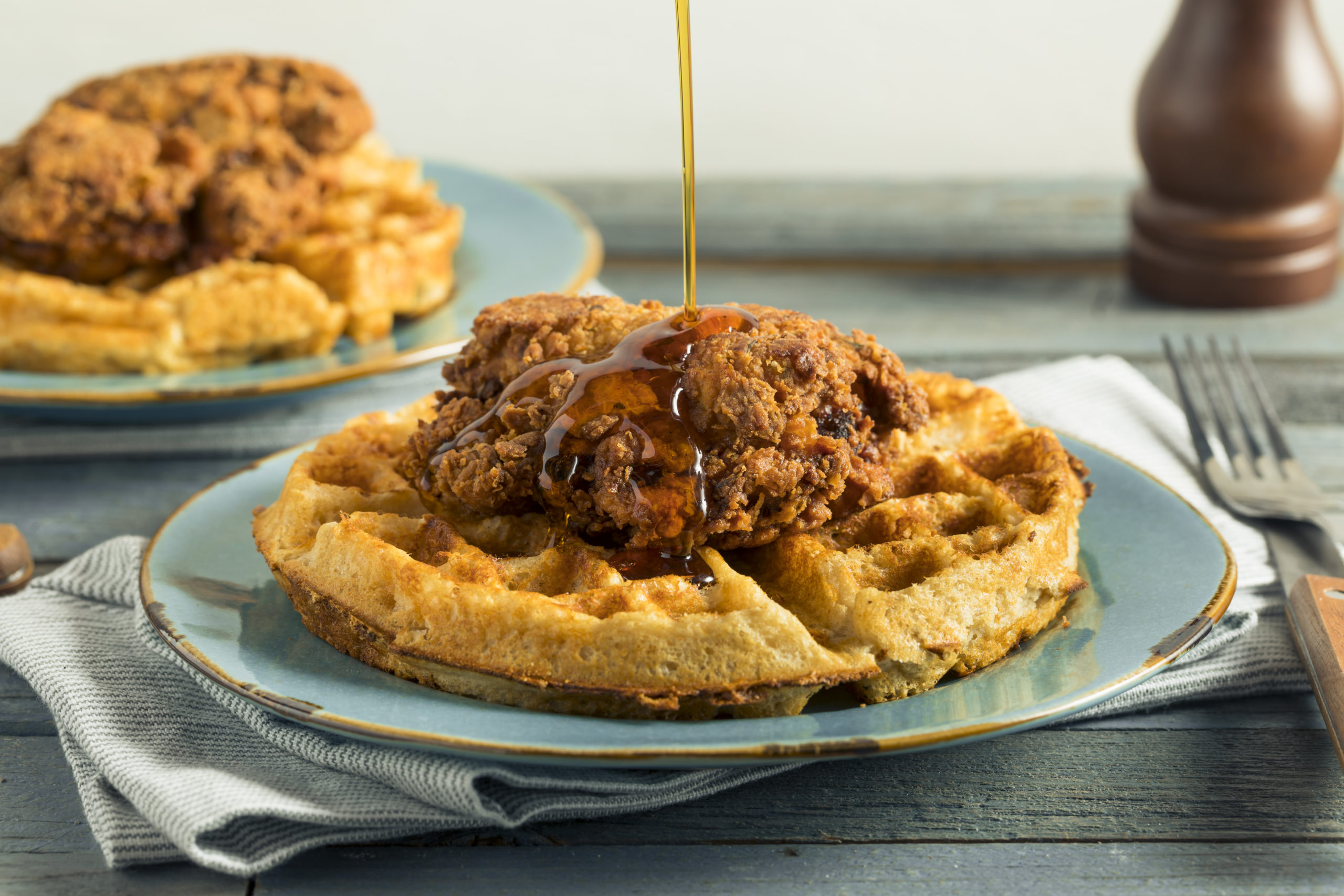 Homemade Southern Chicken and Waffles